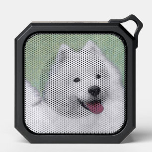 Samoyed Painting - Cute Original Dog Art Bluetooth Speaker