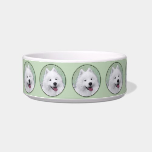 Samoyed Painting _ Cute Original Dog Art Bowl