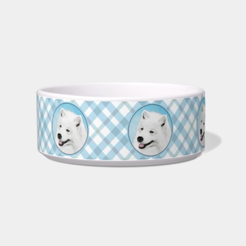 Samoyed Painting _ Cute Original Dog Art Bowl