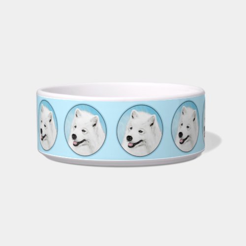 Samoyed Painting _ Cute Original Dog Art Bowl