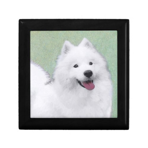 Samoyed Painting _ Cute Original Dog Art Gift Box