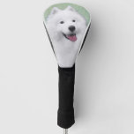 Samoyed Painting - Cute Original Dog Art Golf Head Cover