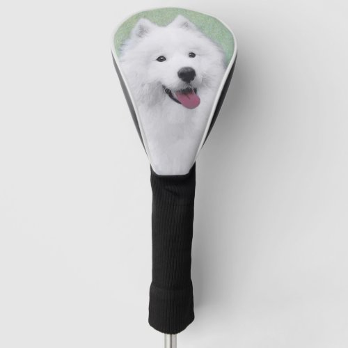 Samoyed Painting _ Cute Original Dog Art Golf Head Cover