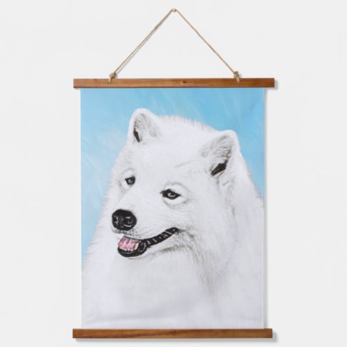 Samoyed Painting _ Cute Original Dog Art Hanging Tapestry