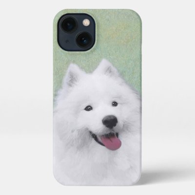 Samoyed Painting - Cute Original Dog Art iPhone 13 Case