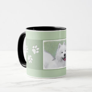 Samoyed Painting - Cute Original Dog Art Mug