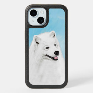 Samoyed Painting - Cute Original Dog Art OtterBox iPhone 15 Case
