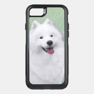 Samoyed Painting - Cute Original Dog Art OtterBox Commuter iPhone SE/8/7 Case