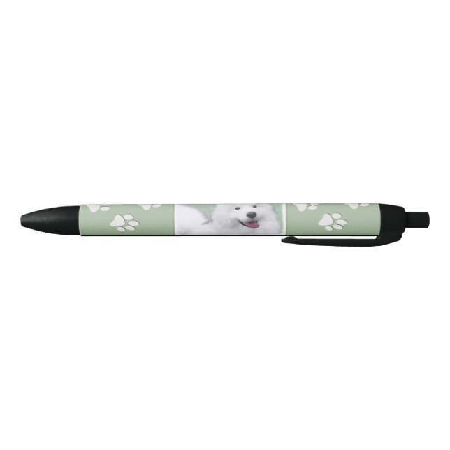 Samoyed Painting - Cute Original Dog Art Pen (Bottom)