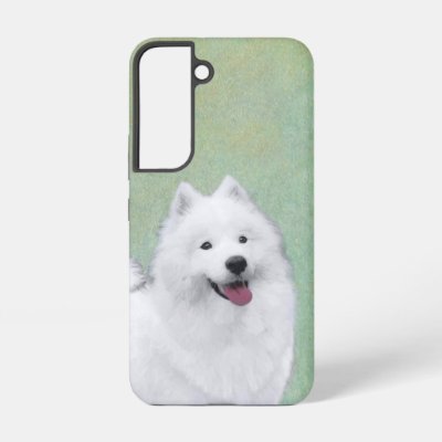 Samoyed Painting - Cute Original Dog Art Samsung Galaxy S22 Case