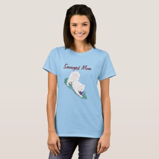 Samoyed Panel T-Shirt for Samoyed Lovers