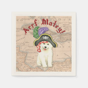 Samoyed Pirate Napkins