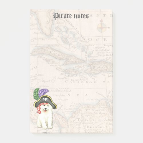 Samoyed Pirate Post_it Notes