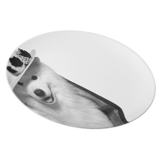 Samoyed Punt Plate (Right Side)