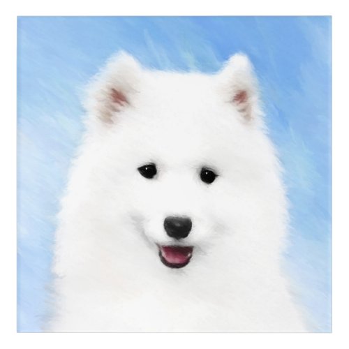Samoyed Puppy Painting _ Cute Original Dog Art