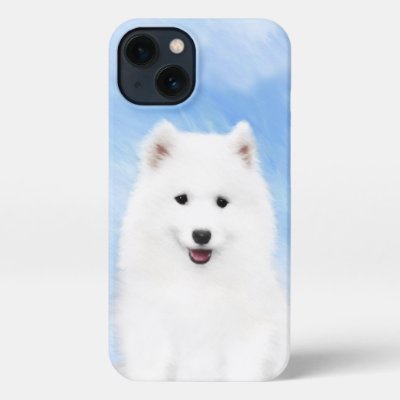 Samoyed Puppy Painting - Cute Original Dog Art iPhone 13 Case