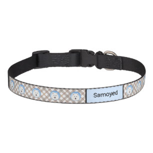 Samoyed Puppy Painting - Cute Original Dog Art Pet Collar