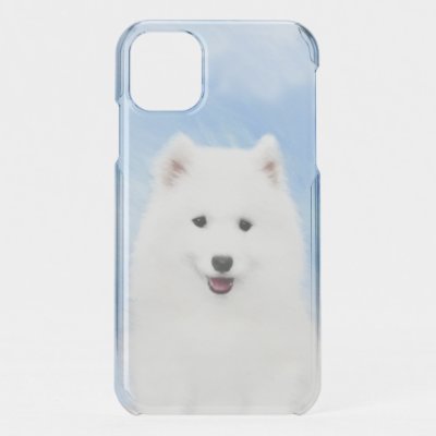 Samoyed Puppy Painting - Cute Original Dog Art iPhone 11 Case