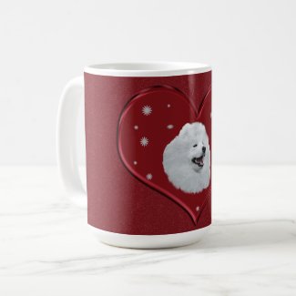Samoyed Red  Candy  Style Mug