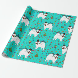 Samoyed &quot;Snazzy Sam&quot;  Holiday Wrapping Paper