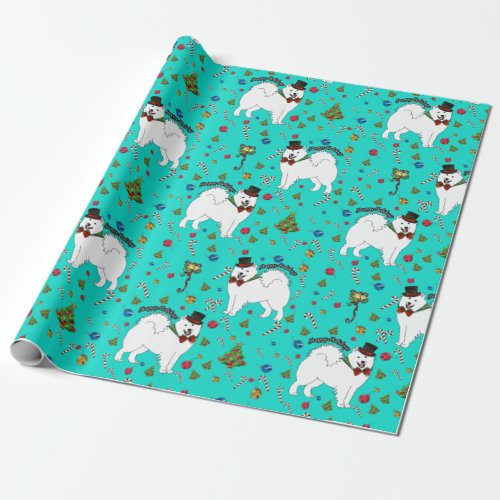 Samoyed Snazzy Sam  Holiday Wrapping Paper