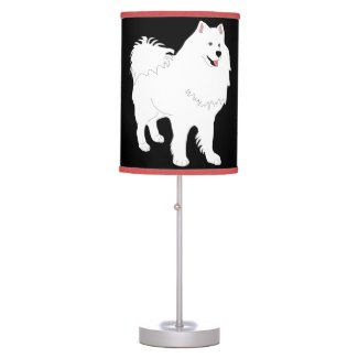 Samoyed Table Lamp--Choice of color, trim and base Table Lamp
