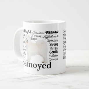Samoyed Traits Jumbo Mug