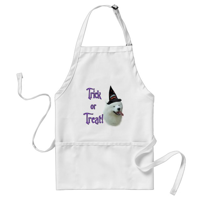 Samoyed Trick Adult Apron (Front)