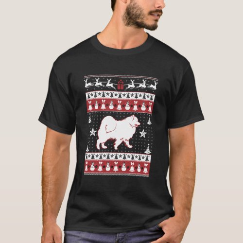 Samoyed Ugly Christmas Sweater Xmas T_Shirt Samoye