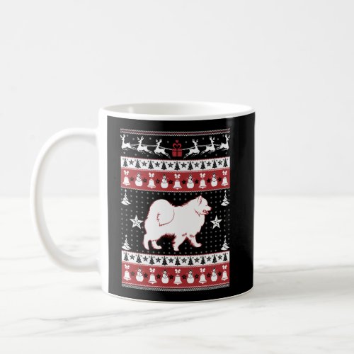 Samoyed Ugly Christmas Sweater Xmas T_Shirt Samoye Coffee Mug