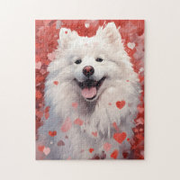 Samoyed Valentines day