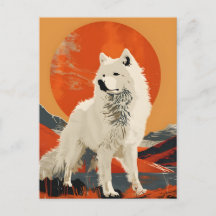 Samoyed Vintage Art
