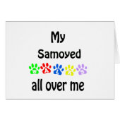 Samoyed Walks Design (Front Horizontal)