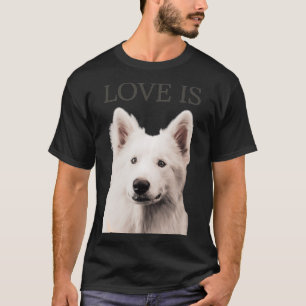 Samoyed  Women Men Kids Dog Mom Dad Love Pet Gift  T-Shirt