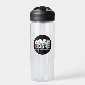 Samoyeds of the Peninsula logo  Water Bottle