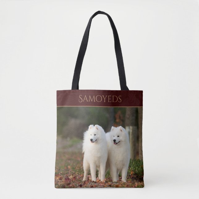 Samoyeds Tote Bag (Front)