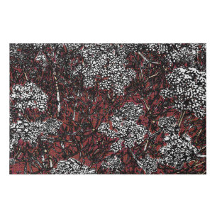 Samphire abstract  faux canvas print