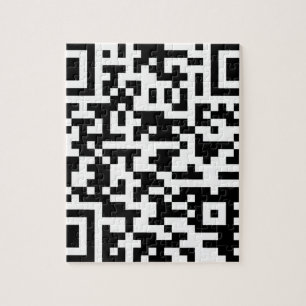 Sample Bitcoin QR Code Jigsaw Puzzle
