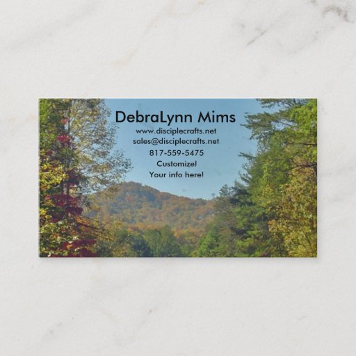 Customizable Sample Business Card 6