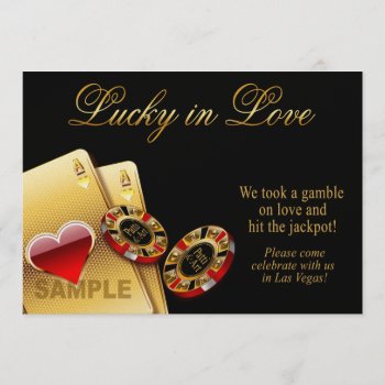 Sample Casino Style | Paper: Champagne Shimmer Invitation by glamprettyweddings at Zazzle