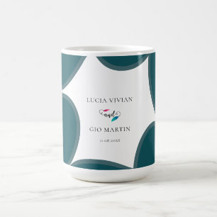 Sample Forest Green Wedding Favor Mug