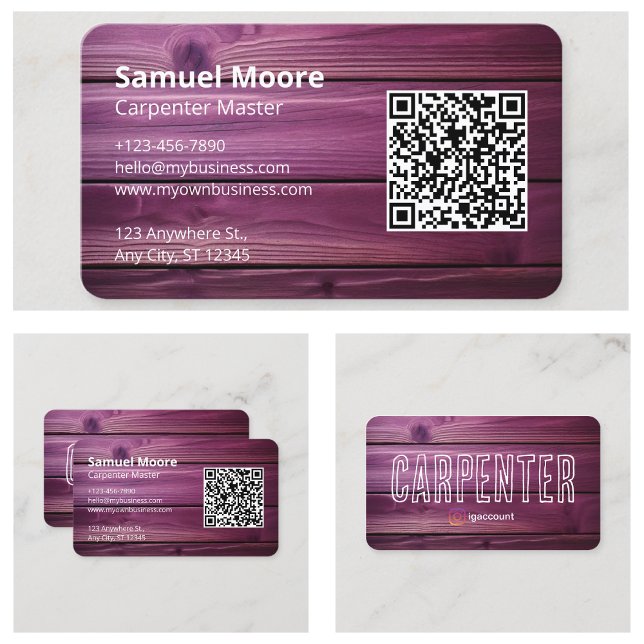 Sample Model Design Ideas Rustic Carpenter Business Card (Sample Model Design Ideas Rustic Carpenter Business Card
)
