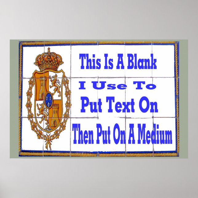 Sample Tile Mural Poster (Front)