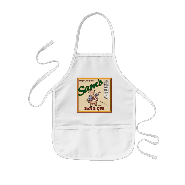 Sam's Child's BBQ Apron (Piglet) (Front)