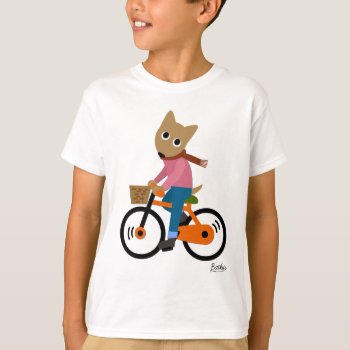 Sam's Cycling T-shirt by BATKEI at Zazzle