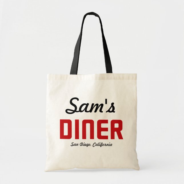 Sam's Diner Tote Bag (Front)
