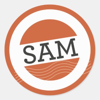 Sam's Envelope Seal Sticker by mistyqe at Zazzle