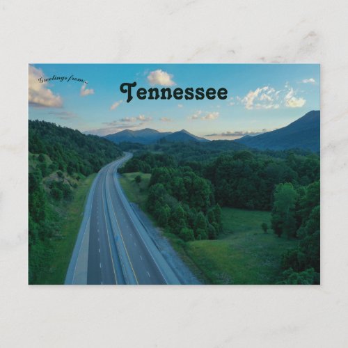 Sams Gap Tennessee Postcard