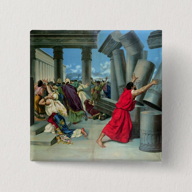 Samson and Delilah Button (Front)