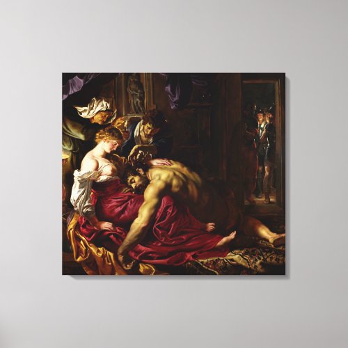 Samson and Delilah by Peter Paul Rubens Canvas Print